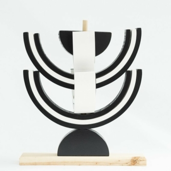 Arcoiris Ensartado 14 Blanco Y Negro